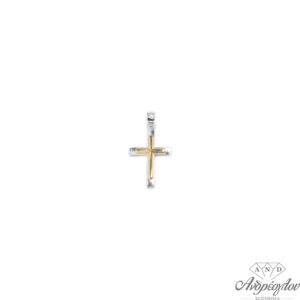 ΧΑΡΑΚΤΗΡΙΣΤΙΚΑ:ασημένιος  925 ανδρικός σταυρός με επίχρυσο δεύτερο σταυρό επάνω. ΧΡΩΜΑ:Λευκό-Χρυσό ΔΙΑΣΤΑΣΗ:3 cm