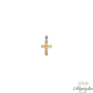 ΧΑΡΑΚΤΗΡΙΣΤΙΚΑ:ασημένιος  925 ανδρικός σταυρός με επιχρυσωμένο το εσωτερικό του μέρος. ΧΡΩΜΑ:Λευκό-Χρυσό ΔΙΑΣΤΑΣΗ:2,3cm