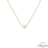 14ct Gold Necklace.  It has a medium-sized natural freshwater pearl